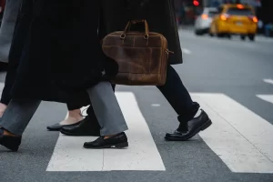 Business people walking